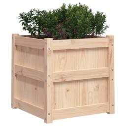 Berkfield Home Garden Planters 2 pcs Solid Wood Pine in Light Tan - thumbnail 4