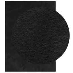Berkfield Home Rug HUARTE Short Pile Soft & Washable Black 160x230 cm - Size: Medium - thumbnail 3