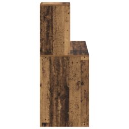 Berkfield Home Old Wood Writing Desk Old wood Wood Medium Minimalistic in Brown - thumbnail 5