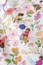 Belle & Boo 'Garden Friends' Reversible Cotton Duvet Cover Set in White - Size: Double - thumbnail 4