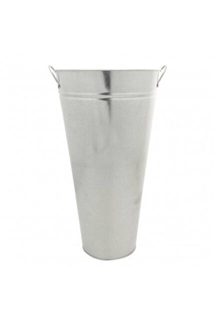 KDMD Galvanised Vase With Ears 45cm in Silver - image 1