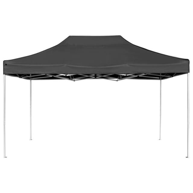 Berkfield Home Professional Folding Party Tent Aluminium 4.5x3 m Anthracite in Black - image 1