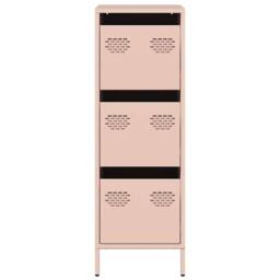 Berkfield Home Highboard Pink 39x35x103.5 cm Steel - thumbnail 5