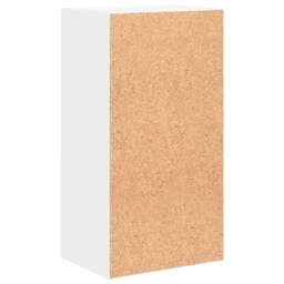 Berkfield Home 2-Tier Book Cabinet White 40x30x76.5 cm Engineered Wood - thumbnail 7