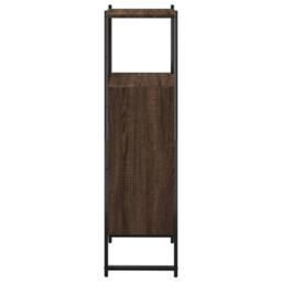 Berkfield Home Sturdy Bathroom Cabinet Brown Oak 33x33x120.5 cm Engineered Wood - thumbnail 7