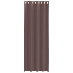 Berkfield Home Voile Curtains with Grommets 2 pcs Brown 140x300 cm - thumbnail 4