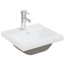 Berkfield Home Practical 4 Piece Bathroom Furniture Set Concrete Grey Engineered Wood - thumbnail 4