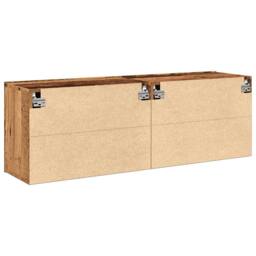 Berkfield Home TV Cabinets Wall-mounted 2 pcs Old Wood 60x30x41 cm in Brown - Size: 60 x 30 x 41 cm - thumbnail 8