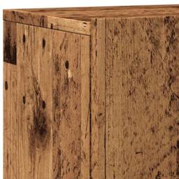 Berkfield Home TV Cabinets Wall-mounted 2 pcs Old Wood 60x30x41 cm in Brown - Size: 60 x 30 x 41 cm - thumbnail 9