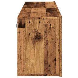 Berkfield Home TV Cabinets Wall-mounted 2 pcs Old Wood 60x30x41 cm in Brown - Size: 60 x 30 x 41 cm - thumbnail 7