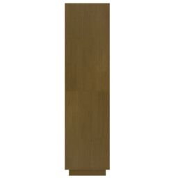 Berkfield Home Book Cabinet/Room Divider Honey Brown 40x35x135 cm Solid Pinewood - Size: 40 x 35 x 135 cm - thumbnail 6