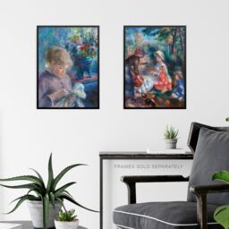 Artery8 Wall Art Print Pack of 3 A4 Pierre-Auguste Renoir Impressionist Painting Living Room s Set - thumbnail 6