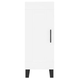 Berkfield Home Highboard White 34.5x34x180 cm Engineered Wood - thumbnail 6