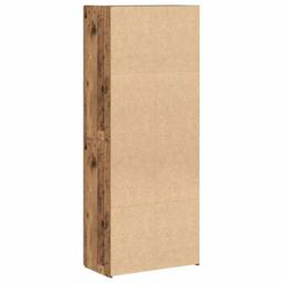 Berkfield Home Highboard Old Wood 60 x 32 x 153 cm - made from engineered wood in Brown - thumbnail 8