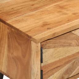 Berkfield Home TV Cabinet 145x35x35 cm Solid Acacia Wood in Brown - Size: 145 x 35 x 35 cm - thumbnail 6