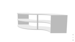 "Destina Home Multifunctional Corner TV Stand, Bookshelf & Table for TVs Up to 78"" in White - Size: 2 Pack" - thumbnail 9