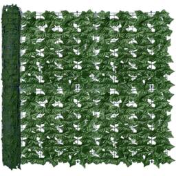 Dprodo Artificial Ivy Leaf Fence Wall Screen in Green - Size: 1 Pack - thumbnail 1