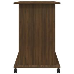 Berkfield Home Computer Desk Brown Oak 80x50x75 cm Engineered Wood - Size: 80 x 50 x 75 cm - thumbnail 7