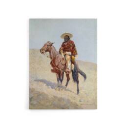 "Artery8 A Mexican Vaquero Cowboy Frederic Remington Canvas Wall Art - Size: W18"" x H24""" - thumbnail 1