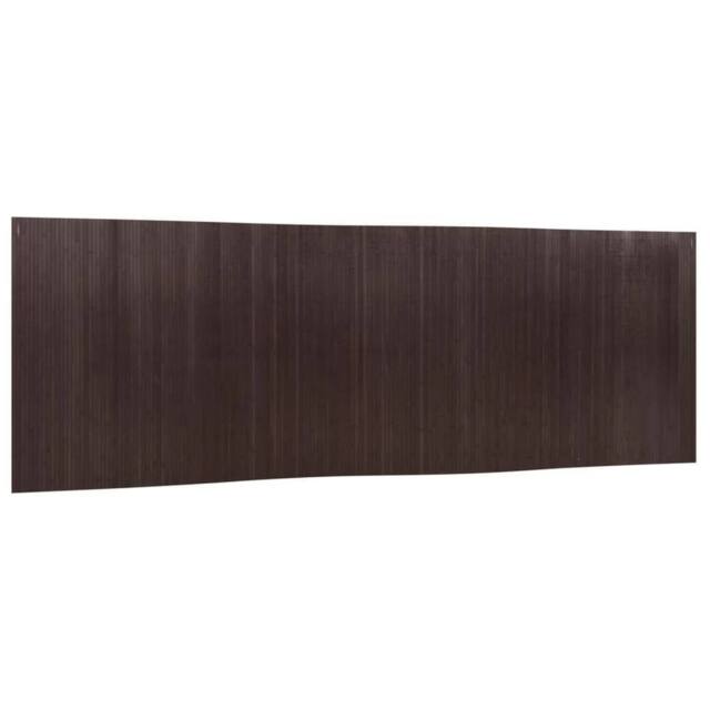 Berkfield Home Room Divider Dark Brown 165x600 cm Bamboo - image 1