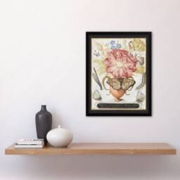 Artery8 Flowers Snail Insects & Butterflies Hoefnagel Framed Wall Art Print - Size: A4 - thumbnail 4