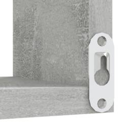 Berkfield Home Wall Corner Shelf 2 pcs Concrete Grey 40x40x50 cm Engineered Wood - Size: 40 x 40 x 50 cm - thumbnail 8