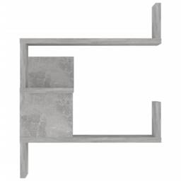 Berkfield Home Wall Corner Shelf 2 pcs Concrete Grey 40x40x50 cm Engineered Wood - Size: 40 x 40 x 50 cm - thumbnail 7