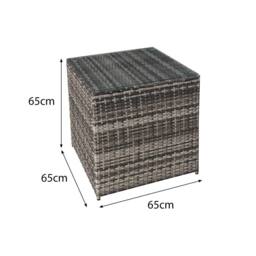 Oseasons Malta Rattan 8 Seat Corner Set in Walnut Grey - thumbnail 5