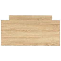Berkfield Home Bed Frame Sonoma Oak 90x200 cm Engineered Wood in Brown - thumbnail 4