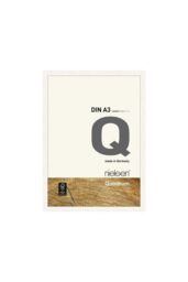 nielsen Quadrum A3 Wooden Picture Frame With Protective Glass Front in White - thumbnail 1