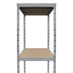Monstershop Galvanised Steel Heavy-Duty Racking Unit in Silver - thumbnail 6