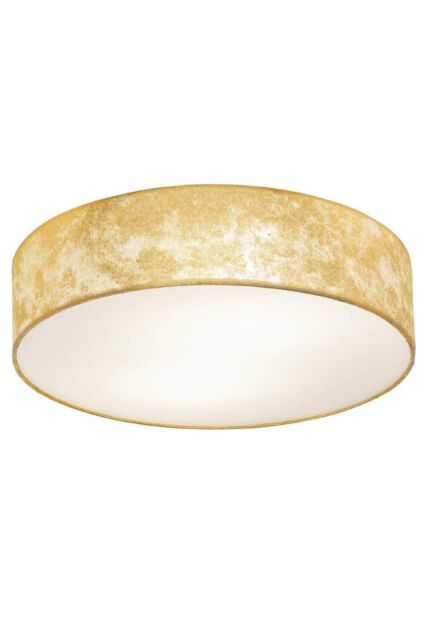 Eglo Viserbella Fabric Flush Fitted Pendant in Metallic Gold - image 1