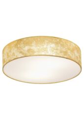 Eglo Viserbella Fabric Flush Fitted Pendant in Metallic Gold
