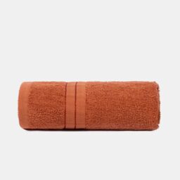 OHS Luxury Hand Towel 100% Cotton Bathroom in Burnt Orange - thumbnail 5