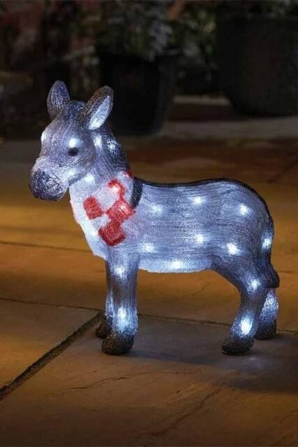 Marco Paul LED Nativity Donkey Christmas Decoration - image 1