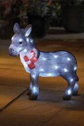Marco Paul LED Nativity Donkey Christmas Decoration - thumbnail 1