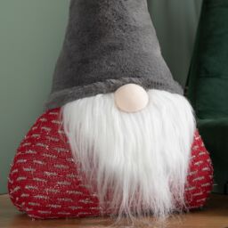 Samuel Alexander 60cm Battery Powered Light up Christmas Gonk with Grey Hat & Red Body - thumbnail 4
