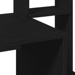 Berkfield Home Desk with Shelves Black 100x45x140 cm Engineered Wood - Size: 100 x 45 x 140 cm - thumbnail 7