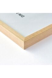 nielsen Quadrum 40 x 50cm Wooden Picture Frame With Protective Glass Front in Light Oak - Size: 40 x 50 cm - thumbnail 2