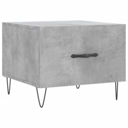 Berkfield Home Coffee Tables 2 pcs Concrete Grey 50x50x40 cm Engineered Wood - Size: 50 x 50 x 40 cm - thumbnail 5