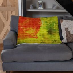 Benjamin Tate Design Poppy Blanket in Natural - Size: 120 cm x 150 cm - thumbnail 2