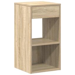 Berkfield Home Bedside Cabinets with Drawer 2 pcs Sonoma Oak 35x34x66.5 cm in Brown - thumbnail 5