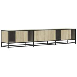 Berkfield Home TV Cabinet Sonoma Oak 210x35x41 cm Engineered Wood in Brown - Size: 210 x 35 x 41 cm - thumbnail 6