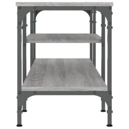 Berkfield Home TV Cabinet Grey Sonoma 121x35x45 cm Engineered Wood&Iron - Size: 121 x 35 x 45 cm - thumbnail 5
