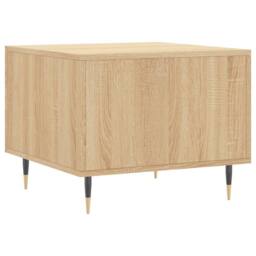 Berkfield Home Decorative Coffee Tables 2 pcs Sonoma Oak 50x50x40 cm Engineered Wood in Light Brown - Size: 50 x 50 x 40 cm - thumbnail 9