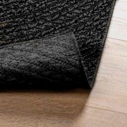 Berkfield Home Rug ZIZUR Anthracite 200x290 cm Jute Look Indoor & Outdoor - Size: Medium - thumbnail 7