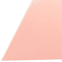 Wyld and Coco Pastel Pink Triangular Side Table Lightweight Synthetic Geometric - thumbnail 7