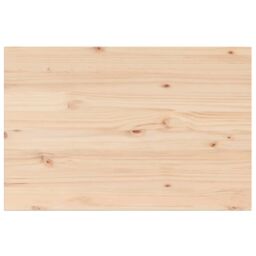 Berkfield Home Table Tops 3 pcs 80x53x1.7 cm Rectangular Solid Wood Pine in Brown - thumbnail 3