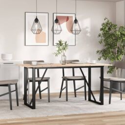 Berkfield Home Table Tops 3 pcs 80x53x1.7 cm Rectangular Solid Wood Pine in Brown - thumbnail 4