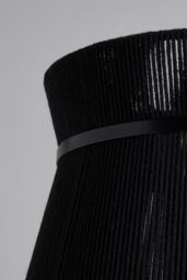 BHS Lighting Vera String Bound Easy Fit Light Shade in Black - thumbnail 3